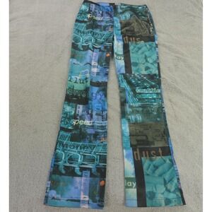 Moschino Jeans Pants Collage Print‎ 90s Y2K Cyber